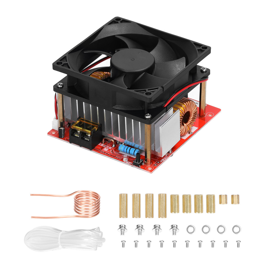 1000W ZVS Induction Heating Board Module Low Voltage Heater Coil Flyback Driver Heater with Copper