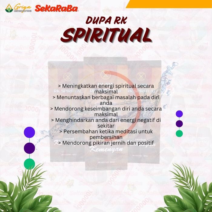 dupa (incense) rk spiritual herbal alami 150 stick kode 21