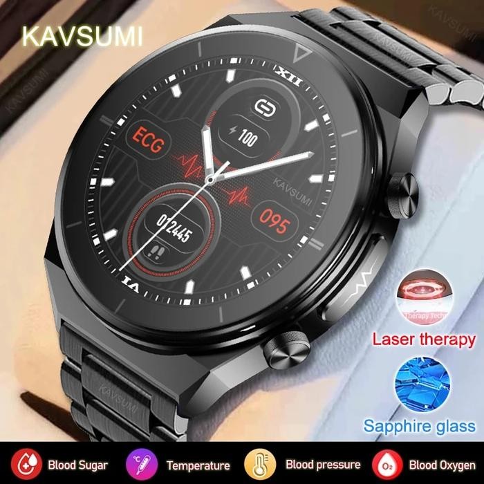 Smartwatch Blood Sugar Sapphire Glass Screen Blood Pressure