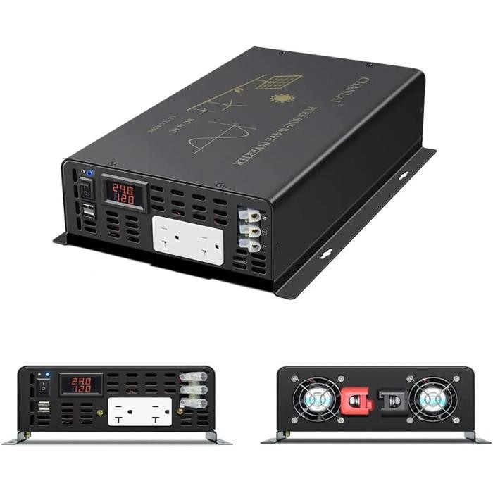 Pure Sine Wave Inverter 5000W 24V 120V Solar Panel Inverter Battery