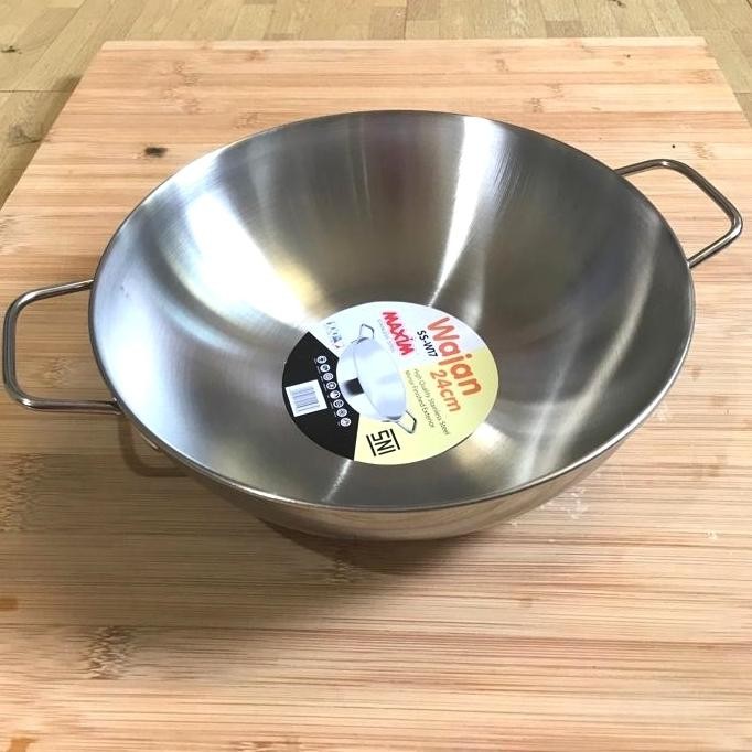 PREMIUM Wajan Stainless Steel Maxim 24 Cm