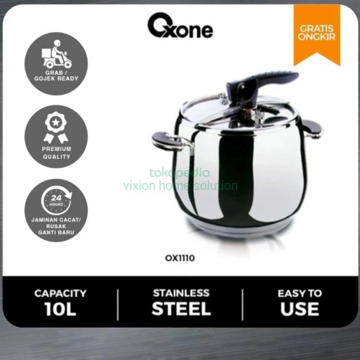 PREMIUM Panci Presto Oxone OX1110 Stainless Stell 10 Liter OX-1110