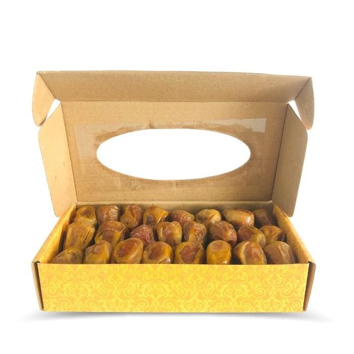 

New Kurma Sukari Almadinah Premium 1kg - Premium Box Asli Madinah Lembut Daging Tebal - Manis kaya