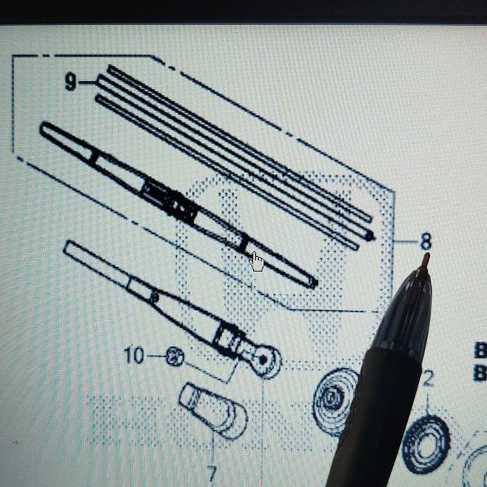 Wiper Blade Belakang Honda Crv Gen 3