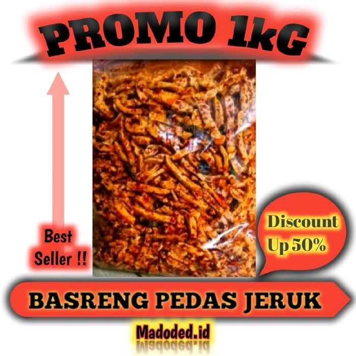 

PREMIUM BASRENG STIK PEDAS DAUN JERUK 1KG Food Snacks Goreng camilan Kering