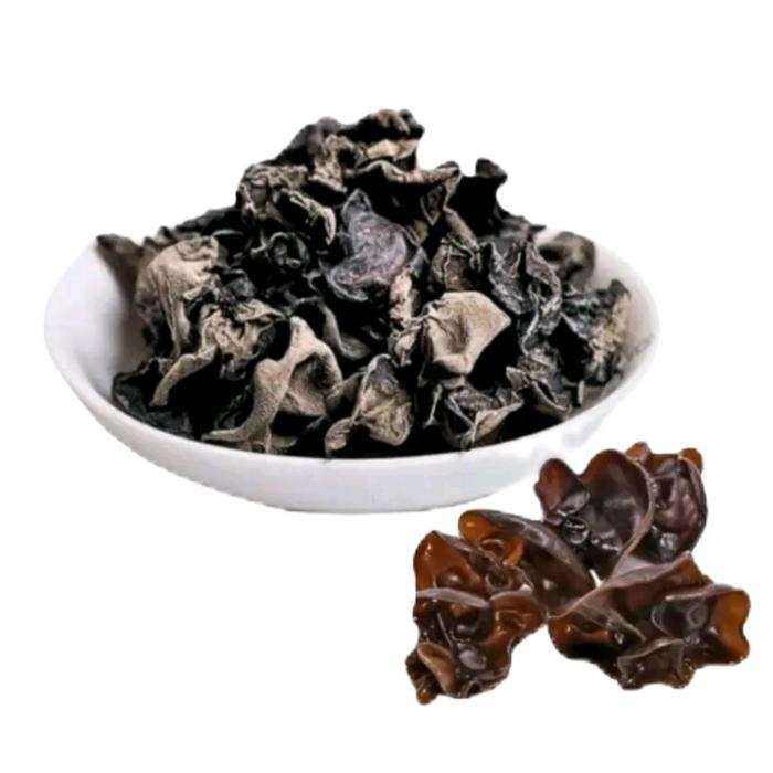 

PREMIUM Jamur Kuping Kering Repack 100gr/250gr/500gr/1kg - Blackfungus Mushroom