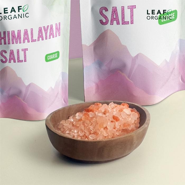 

PREMIUM Garam Pink Himalaya Kasar LEAF ORGANIC Premium Himalayan Salt Coarse Kering Murni Natural