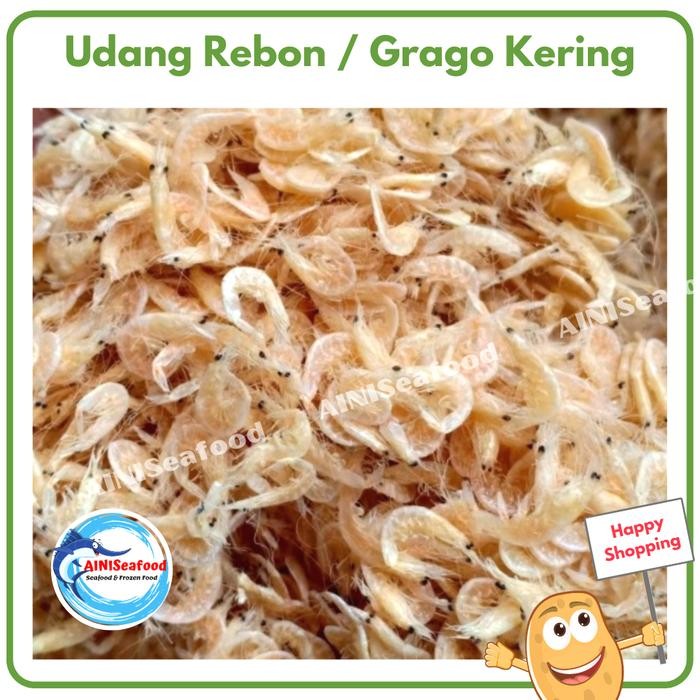 

PREMIUM Udang Grago/Drago Rebon Kering / Udang Peyek / Dried Baby Shrimp