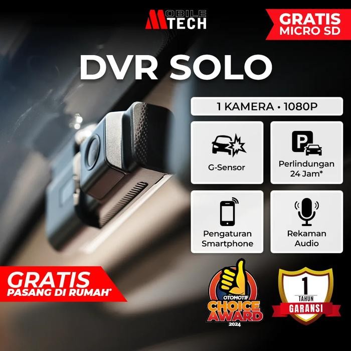 PREMIUM Dashcam MobileTech Kamera Mobil SOLO Depan Cctv Car
