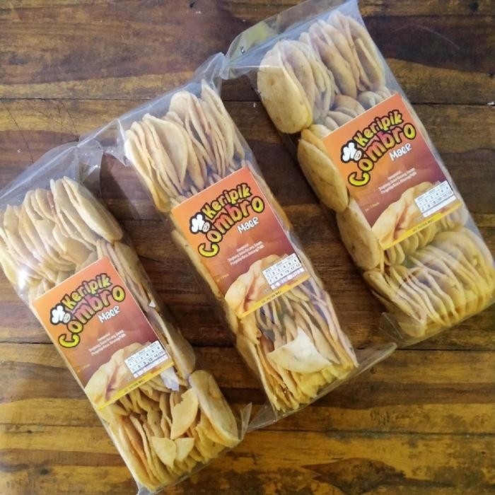 

PREMIUM Combro Kering Gurih 300 gr - Comring Singkong Khas Dieng Snack Camilan Gurih Asin Makanan