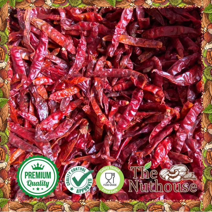 

PREMIUM Cabe Teja Kering / Cabe Rawit Extra Pedas Tanpa Tangkai [Ukuran: 1kg / 500gr / 250gr /