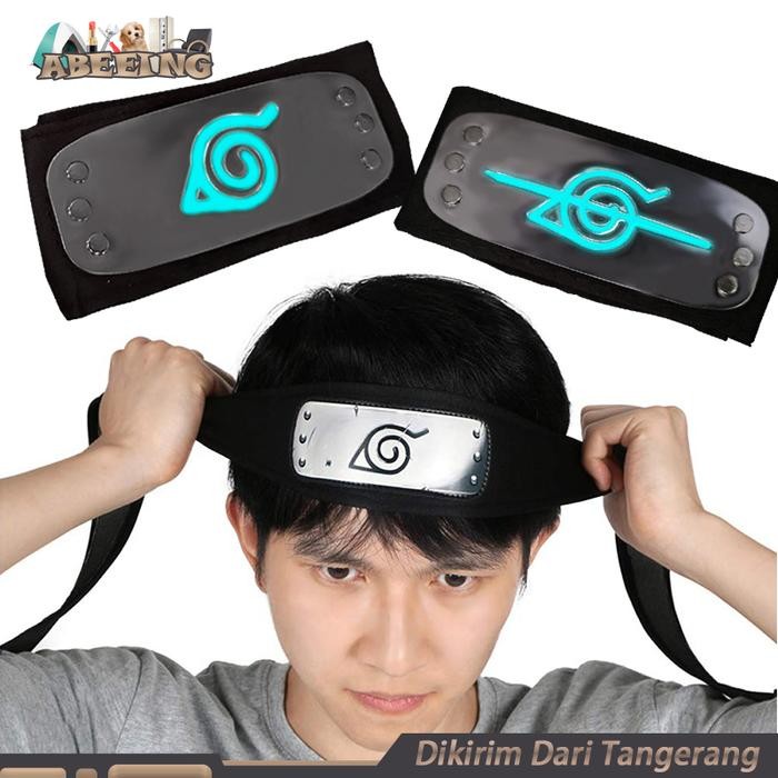 Ikat Kepala Naruto Luminous Headband Konoha Kakashi Itachi Sasuke