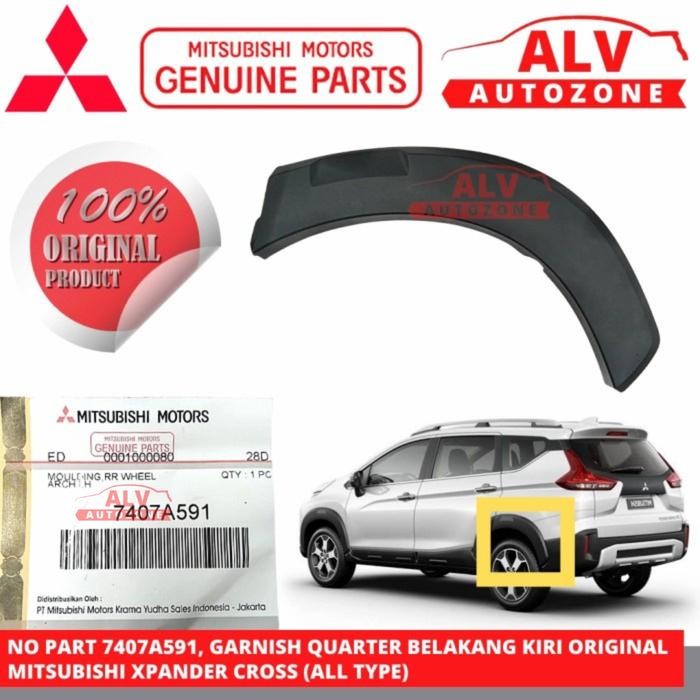 SPOILER GARNISH OVER FENDER BELAKANG KIRI ORI XPANDER CROSS 7407A591