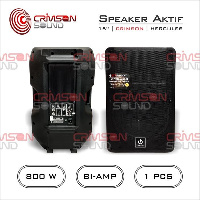 Aktif Speaker 15 In Bi-Amp Crimson Type Hercules Monitor
