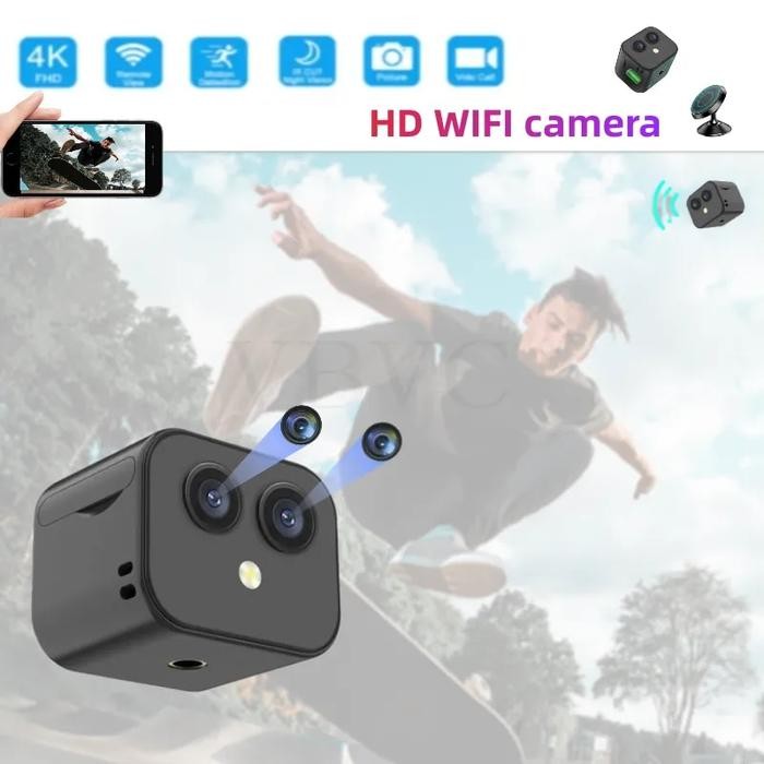 4K HD Mini Camera WiFi Sport Action Cam Magnetic Wireless IP Remote
