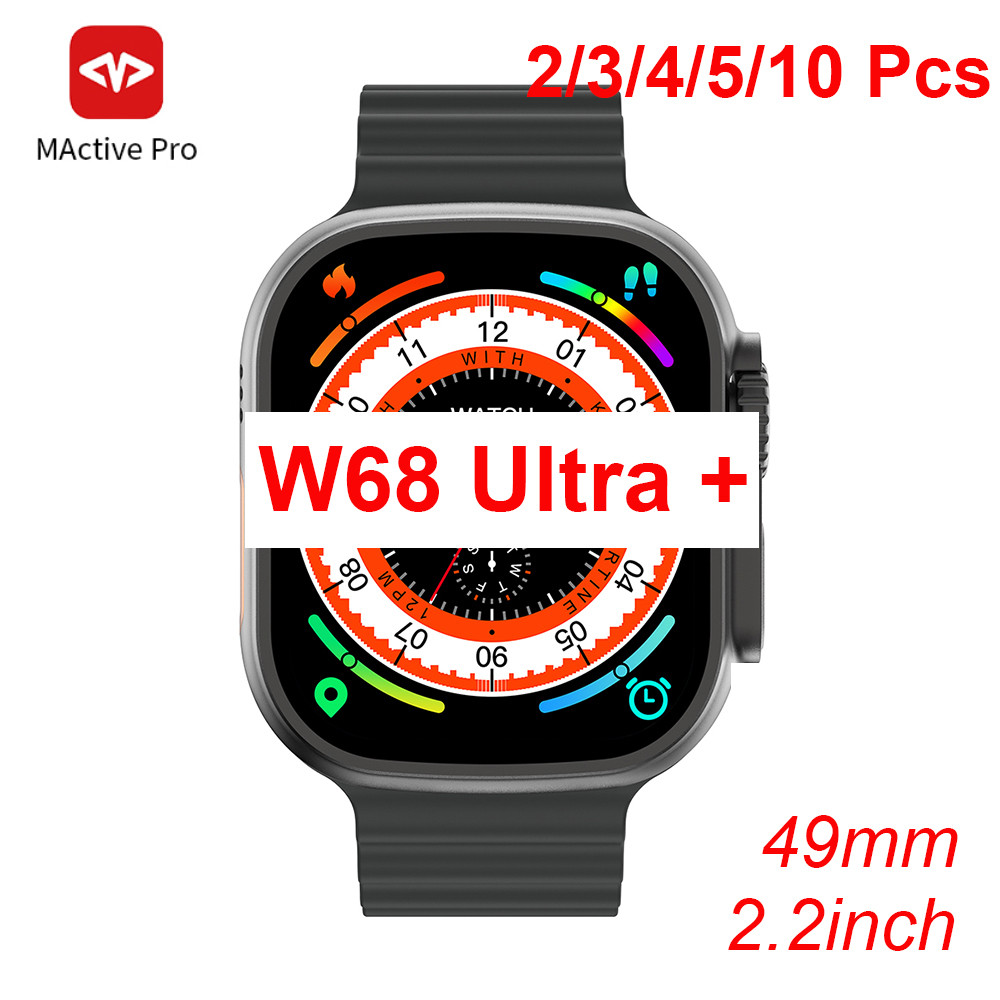 2023 W68 Plus Ultra Smart Watch 49mm Bluetooth Call NFC GPS Tracking