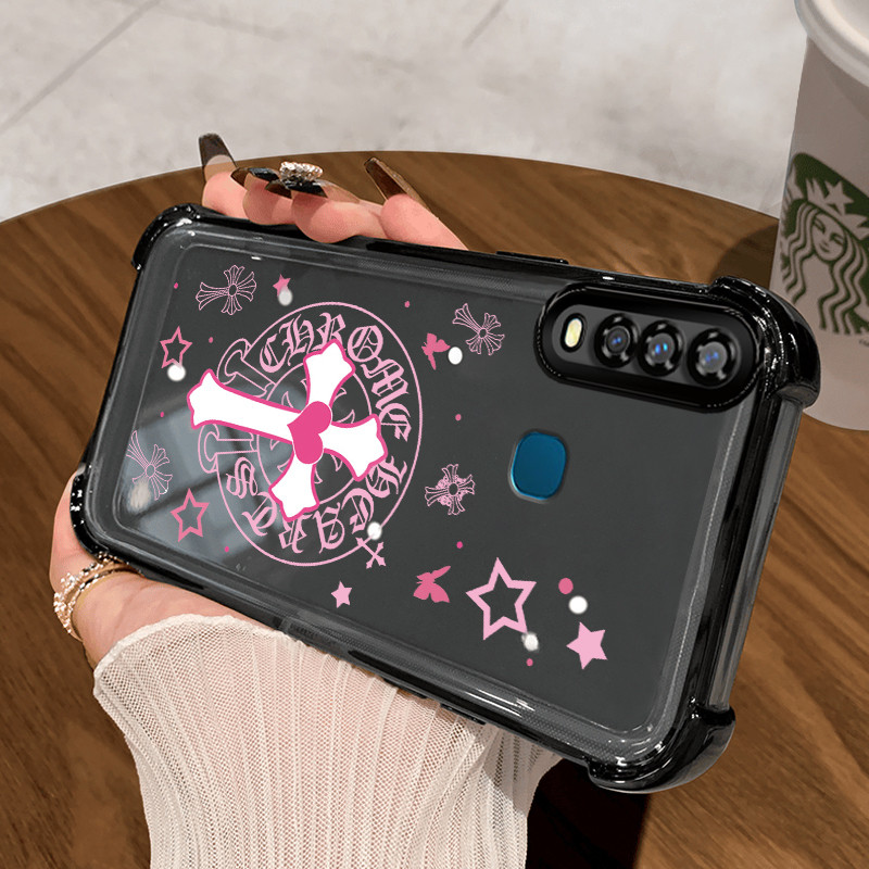 Casing Hp untuk VIVO Y17 Y15 Y12 Y3 Y3s 2020 Y12i Case Softcase Kesing Salib Cinta ponsel Cesing ter