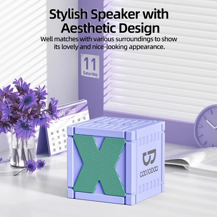 GOOJODOQ Magic Cube Portable Wireless Bluoth Speaker