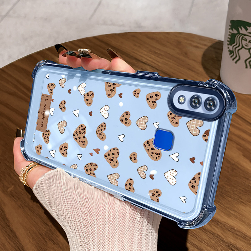 Casing Hp untuk VIVO Y91 Y91i Y93 Y95 Y91C Y1s Y90 Case Casing Kesing ceri macan tutul Softcase peli