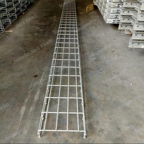 tray brc / cage /kawat UK.200 x 100 x 3000mm / hotdip galvanis
