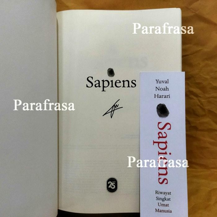 

PROMO SAPIENS TEXTBOOK (HARDCOVER + TANDA TANGAN YUVAL NOAH HARARI) READY