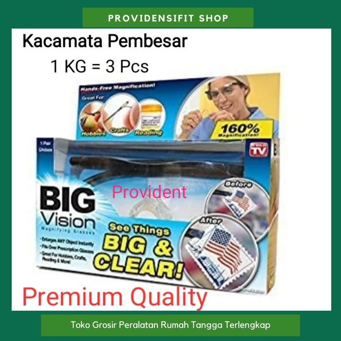

Kacamata Pembesar Big Vision Glasess Pria dan Wanita/Lup