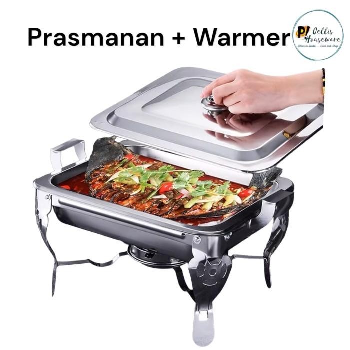Prasmanan Warmer Square Pan