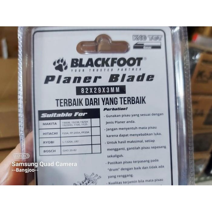 [Expert] Planer blade K40 Blackfoot mata serut K40 High quality TCT grade