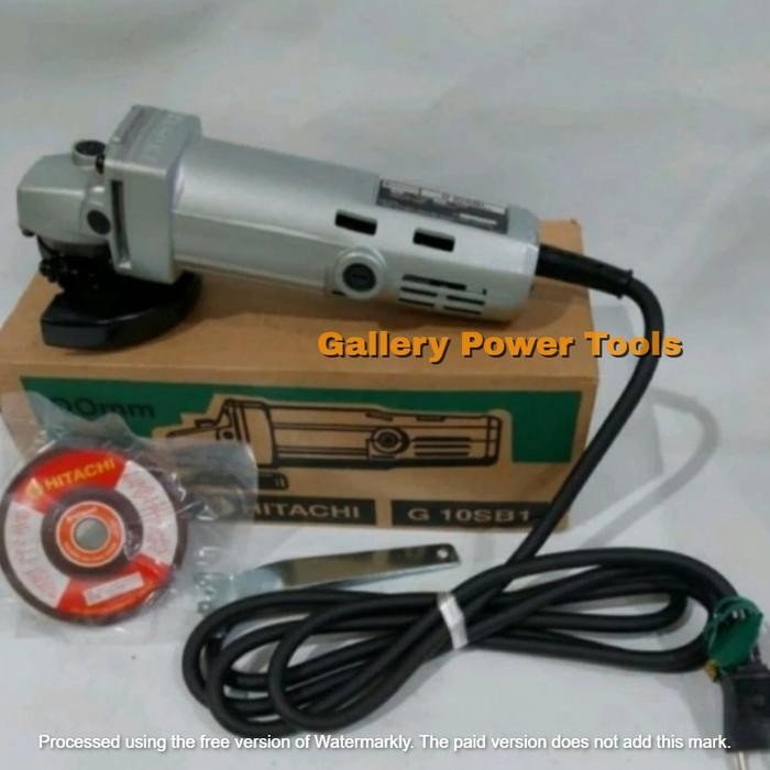 Mesin Gerinda Tangan 4" Hitachi G 10 SB1;Bodi Besi Hitachi G10SB1