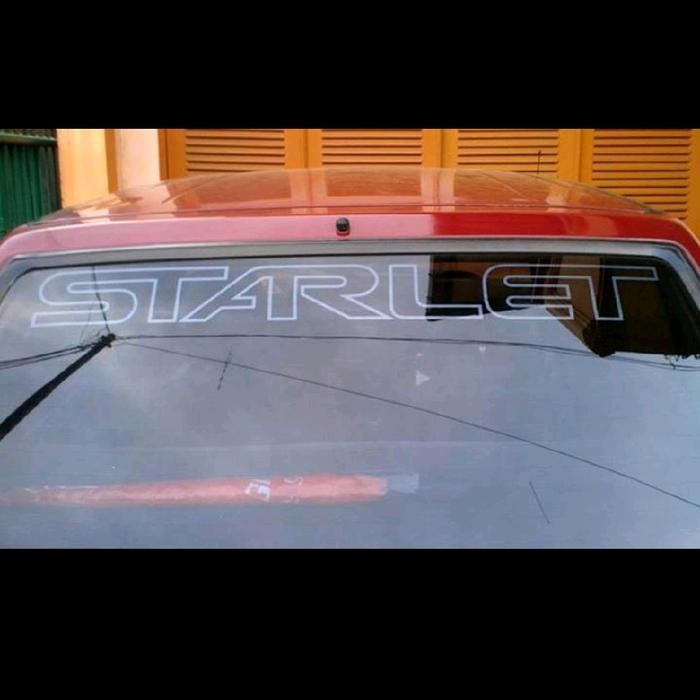 STIKER STARLET KACA STARLET KOTAK