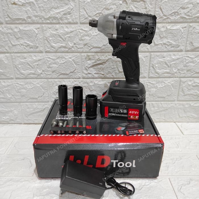 Jld Cordless Impact Wrench 48S Impact Wrench 48V + Mata Sok Impact