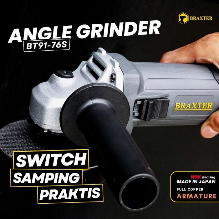 Angle Grinder Switch Samping Gerinda Grinda Tangan Bt91-76S Braxter
