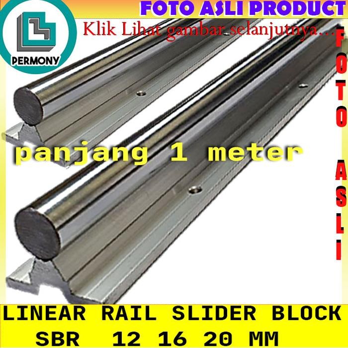 LINEAR GUIDE SHAFT ROD RAIL BEARING BLOCK SBR12 SBR16 SBR20 SBR25 SBR30 SBR40 GRATIS ONGKIR