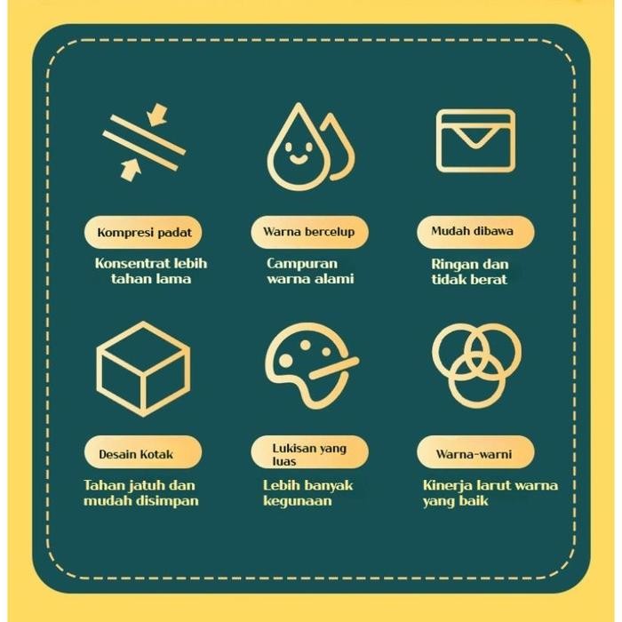 

SALE PROMO COD CAT AIR WATERCOLOR SET 48 WARNA WATER COLOR CAT AIR LUKIS SET SUDAH TERMASUK KUAS DAN