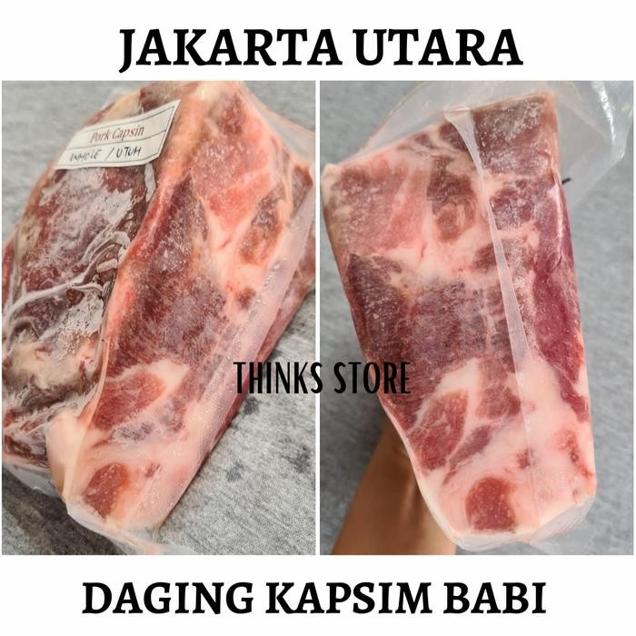 

SALE PROMO BALI PORK KAPSIM / BABI BALI KAPSIM UTUH / DAGING KAPSIM/LEHER BABI READYY