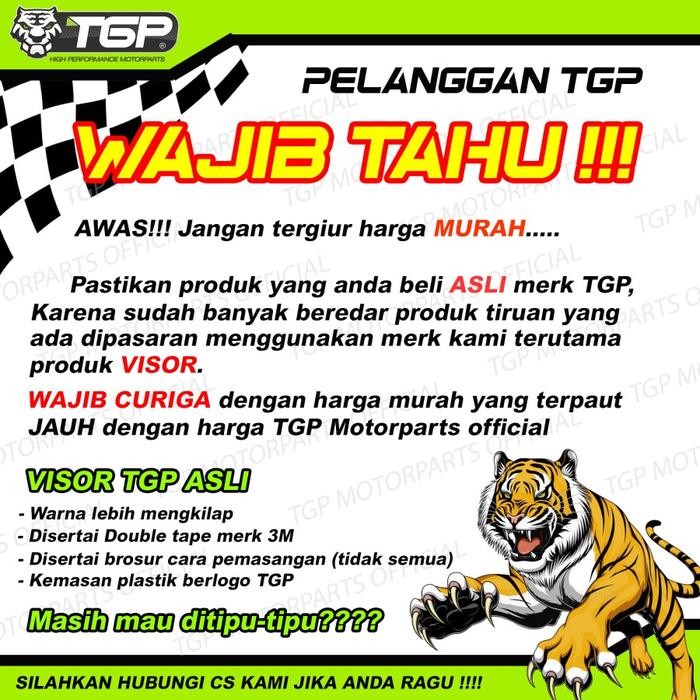 Accesories Beat Fi / Variasi Beat Fi / Visor Beat Fi / Visor Tgp