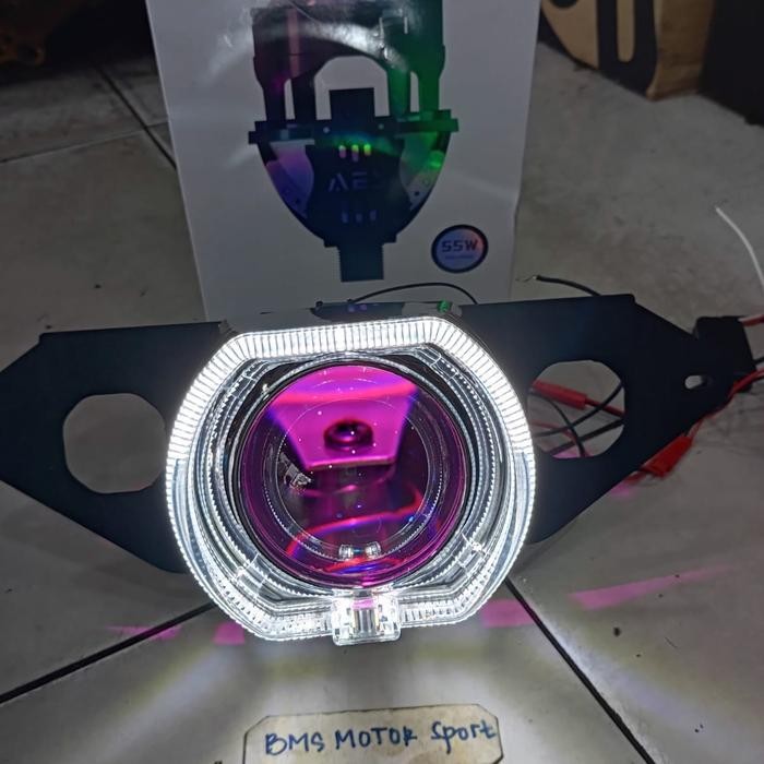 Paket Biled Aes Turbo Se 55Watt+ Breket + Devil. Nmax. Scoopy. Beat