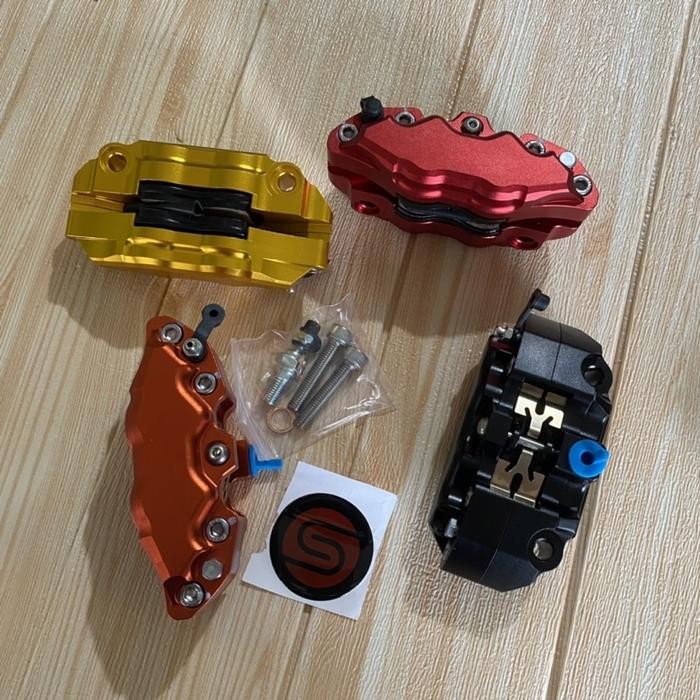 Caliper Kaliper Scarlet Radial 4 Piston Bukan Bgm Gscooter Stage6