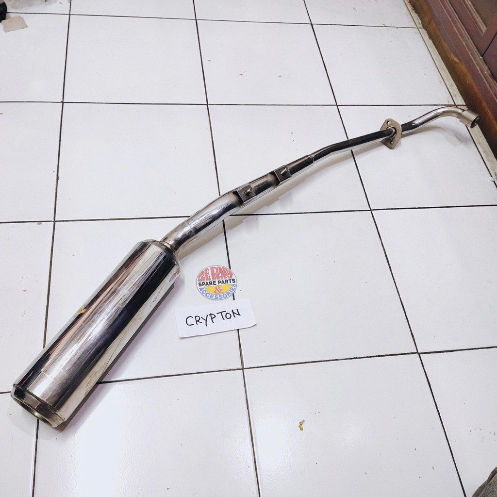 Knalpot Crypton Tabung kenalpot Mufler Yamaha Crypton Jupiter lama
