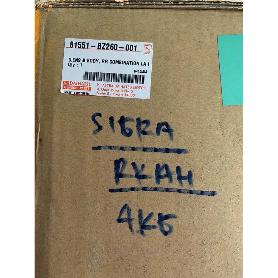 lampu stop belakang calya-sigra original