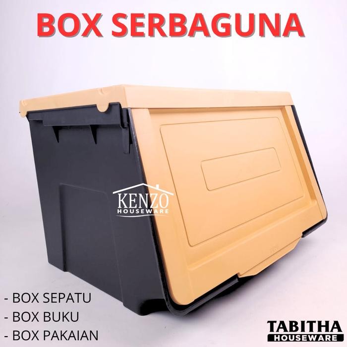 Kotak Box Sepatu Plastik Box Baju Sandal Serbaguna Organizer Murah