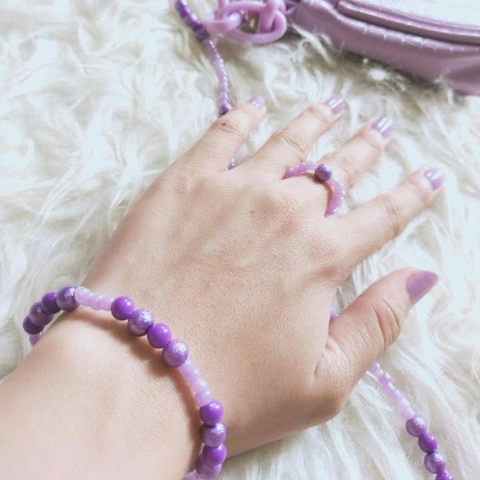 FAVORITE  Gelang Beads / Gelang Manik Custom Kpop Bracelet