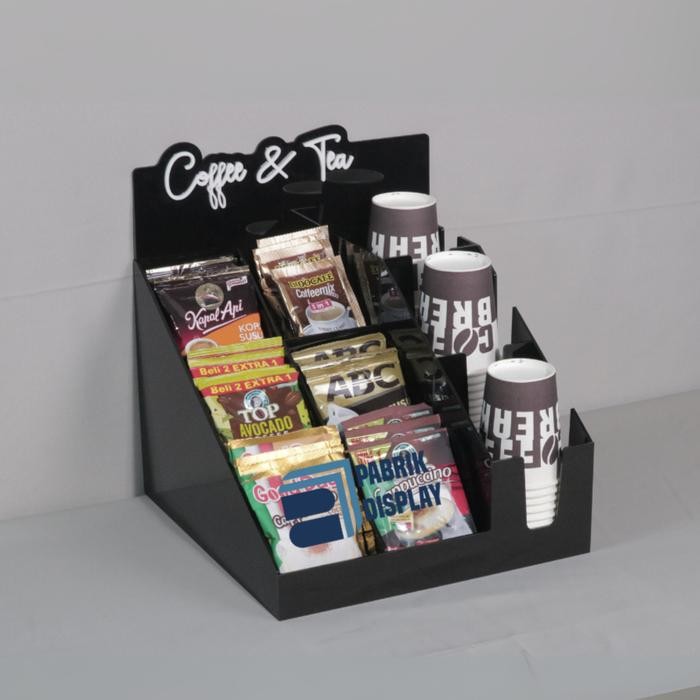 tempat kopi / kopi storage / rak kopi / akrilik display kopi