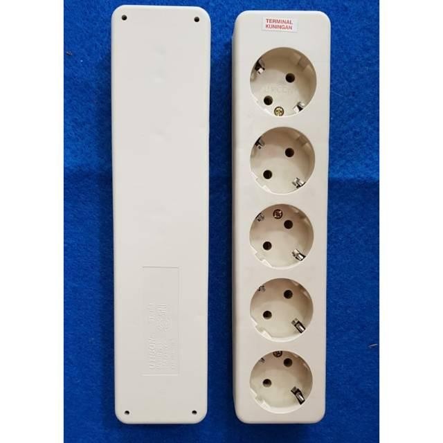 Uticon 5 lubang / Stop kontak uticon 5 lubang / Terminal