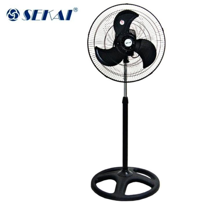 S/F SEKAI / Kipas Angin Berdiri SEKAI Warna Hitam Besi +