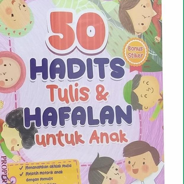 

50 Hadits Tulis Dan Hafalan Untuk Anak Buku Menulis Hadis For Kids Plus Hafalan Peneit AlKautsar
