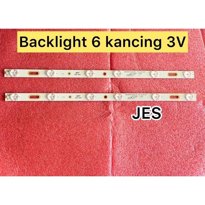 BACKLIGHT LED POLYTRON 24" 6KANCING 3Volt NEW ORIGINAL