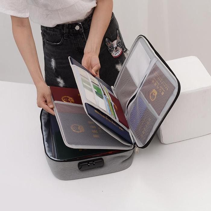 

GROS Tas Penyimpanan Dokumen 3 Layer Storage Bag Sertifikat File