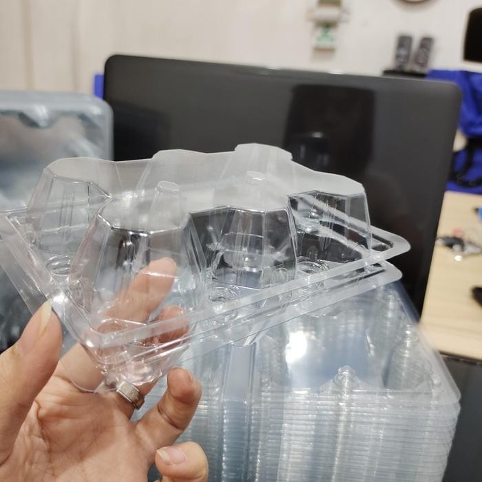 Mika Telur / Egg Tray / Tray Telur Isi 6 Butir Ada Pengunci 50 pcs.