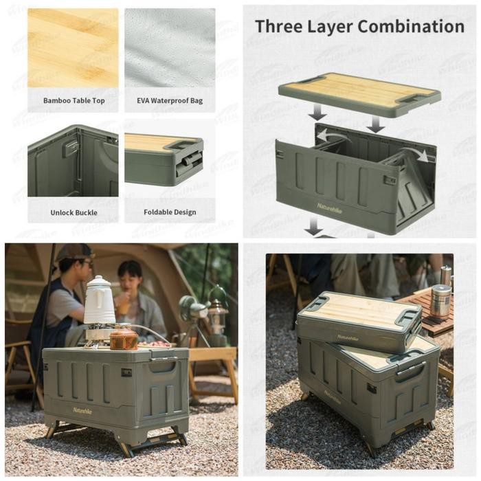 STORAGE BOX NATUREHIKE NH22SNX01 / KOTAK PENYIMPANAN LIPAT CAMPING